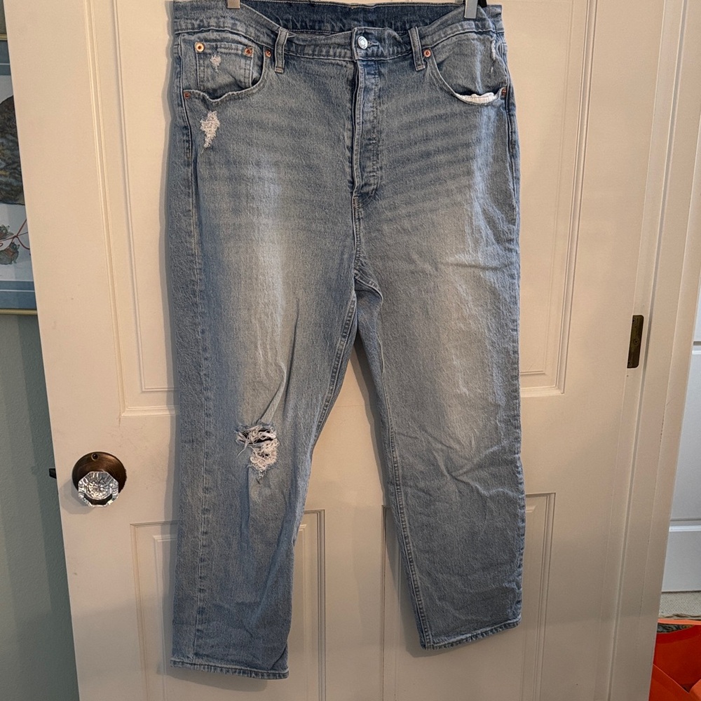 GAP Men's Light Blue Straight Jeans
